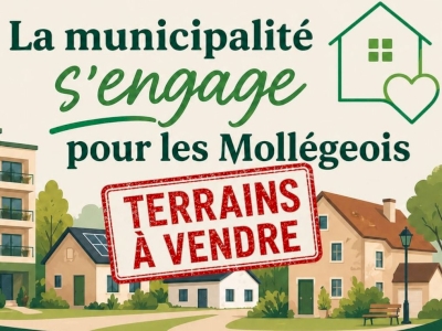 5 terrains à vendre au futur lotissement 'Les Ombres'