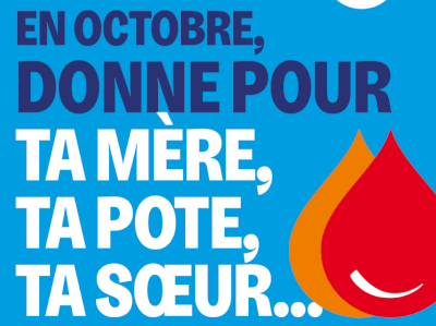 Prochaine collecte de sang : vendredi 16 octobre