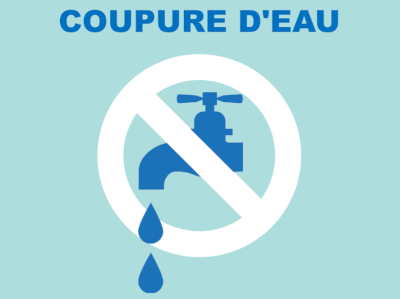 Coupure d'eau potable le 15 octobre 