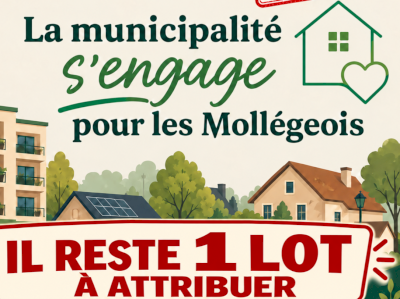 Encore un terrain à vendre au futur lotissement 'Les Ombres'