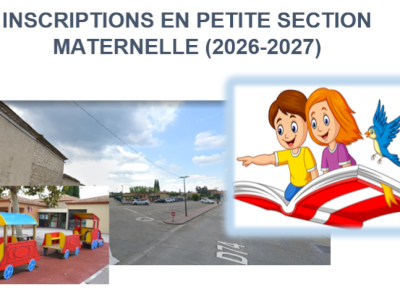 Rentrée 2026-2027 : inscriptions en petite section de maternelle