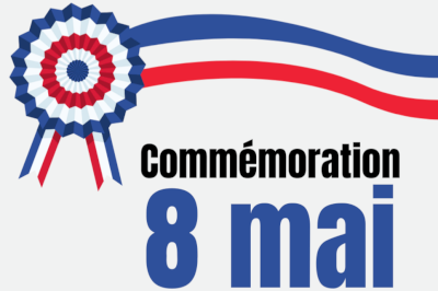 Commémoration du 8 mai 1945 devant le monument aux morts