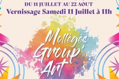 Mollégès Group'Art expose à la bibliothèque