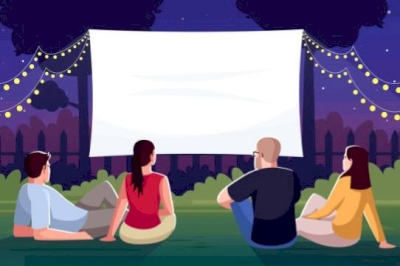 Une nouvelle séance de cinéma en plein air !