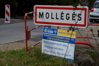 Le chemin de Bouscaron sécurisé