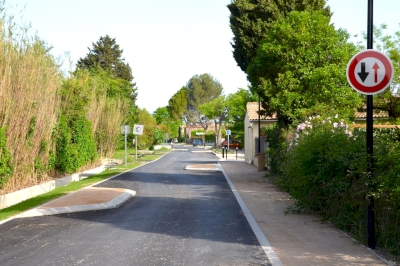 Le chemin de Bouscaron sécurisé