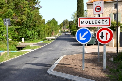 Le chemin de Bouscaron sécurisé