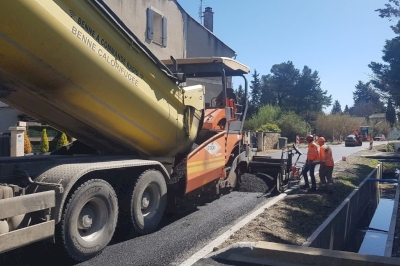 Le chemin de Bouscaron sécurisé